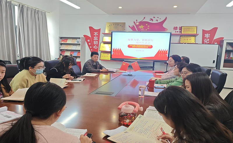 纲要与原理教研室党支部开展专题组织生活会